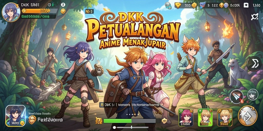 Screenshot DKK yang menunjukkan aksi pertarungan yang seru.