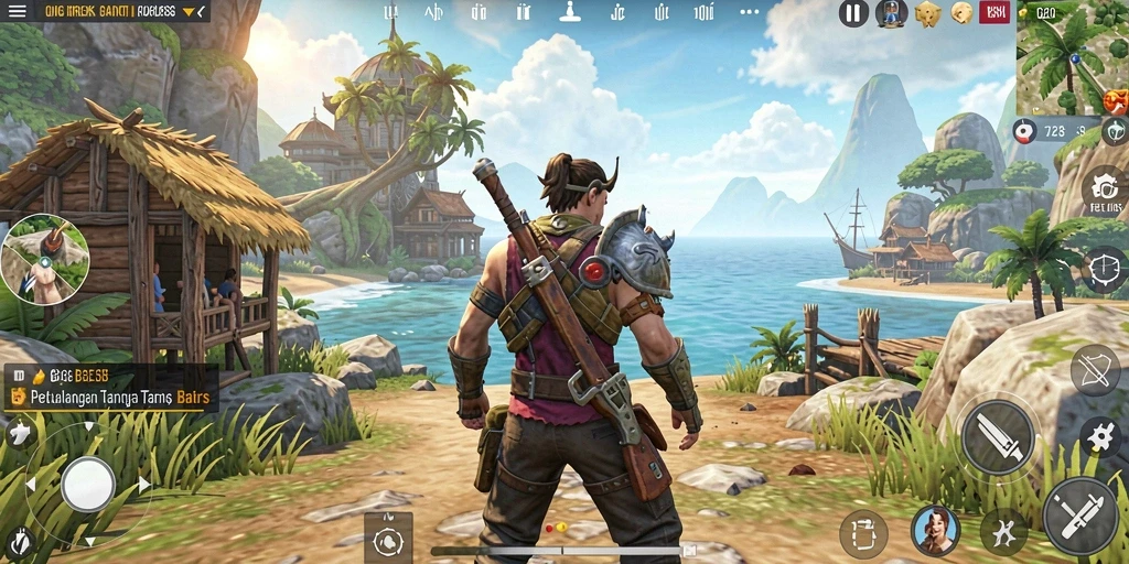 Gameplay seru dalam dunia terbuka yang luas.