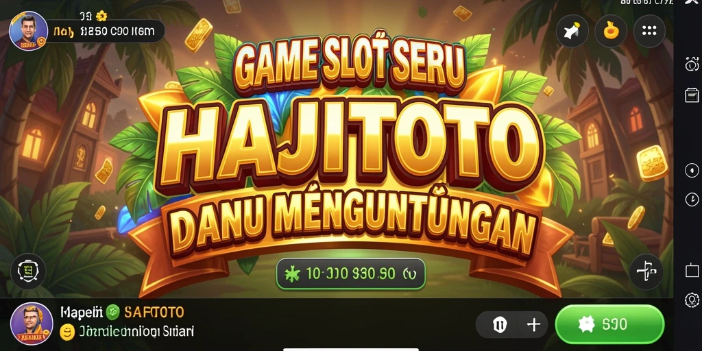 Gameplay Slot HAJITOTO yang seru dan menarik.