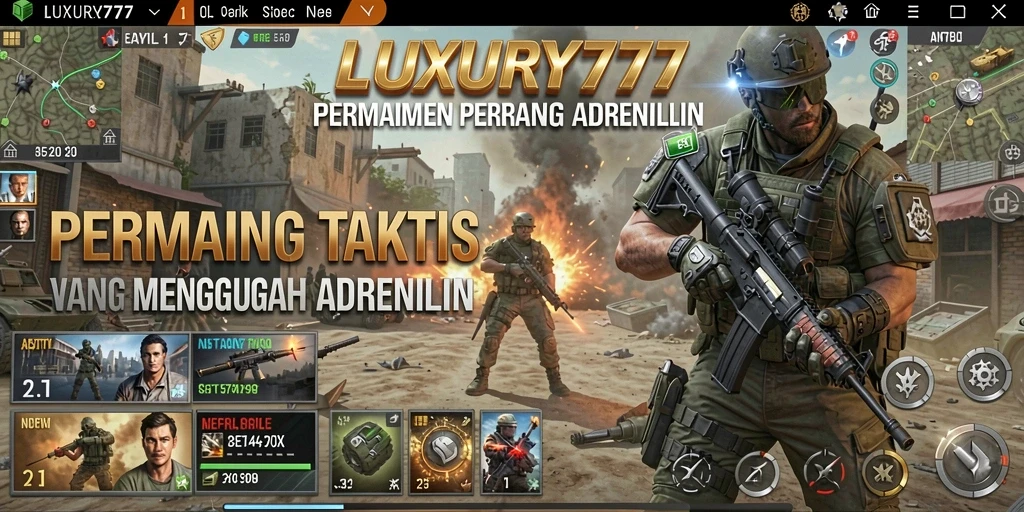 Tampilan gameplay menegangkan di dalam LUXURY777 yang menggugah adrenalin.