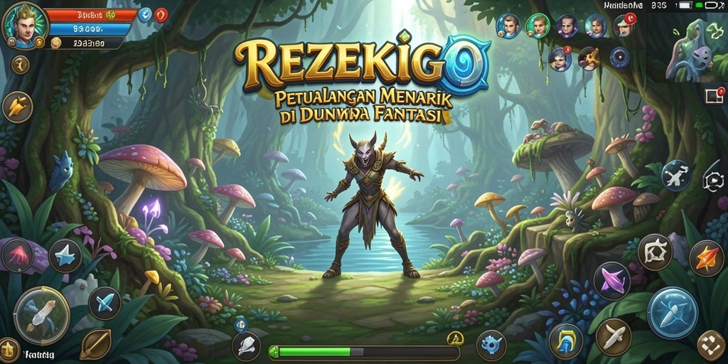 Tampilan gameplay menakjubkan dari REZEKIGO penuh petualangan.
